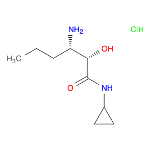 (2S,3S)-3-Amino-N-cyclopropyl-2-hydroxyhexanamide hydrochloride