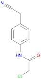 2-chloro-N-[4-(cyanomethyl)phenyl]acetamide