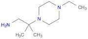 2-(4-ethyl-1-piperazinyl)-2-methyl-1-propanamine