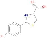 2-(4-Bromophenyl)thiazolidine-4-carboxylic acid