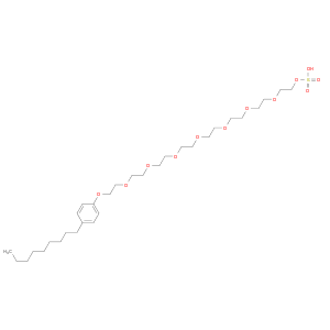 23-(4-NONYLPHENOXY)-3,6,9,12,15,18,21-HEPTAOXATRICOSYL HYDROGEN SULFATE