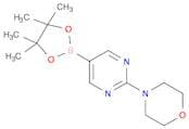 4-(5-(4,4,5,5-Tetramethyl-1,3,2-dioxaborolan-2-yl)pyrimidin-2-yl)morpholine