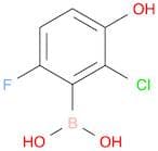 2-Chloro-6-fluoro-3-hydroxyphenylboronic acid