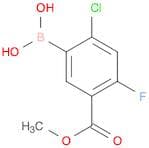 2-Chloro-4-fluoro-5-(methoxycarbonyl)phenylboronic acid