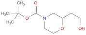 tert-Butyl 2-(2-hydroxyethyl);morpholine-4-carboxylate