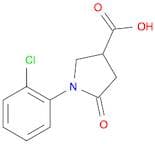 1-(2-Chlorophenyl)-5-oxopyrrolidine-3-carboxylic acid
