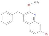 Quinoline, 7-bromo-2-methoxy-3-(phenylmethyl)-