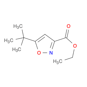 3-​Isoxazolecarboxylic acid, 5-​(1,​1-​dimethylethyl)​-​, ethyl ester