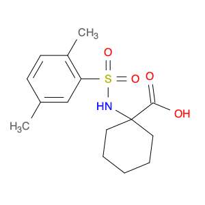 Cyclohexanecarboxylic acid, 1-[[(2,5-dimethylphenyl)sulfonyl]amino]-