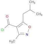 5-Isobutyl-3-methylisoxazole-4-carbonyl chloride