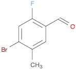 4-Bromo-2-fluoro-5-methylbenzaldehyde