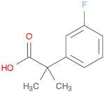 2-(3-Fluorophenyl)-2-methylpropanoic acid