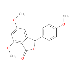 1(3H)-Isobenzofuranone, 5,7-dimethoxy-3-(4-methoxyphenyl)-