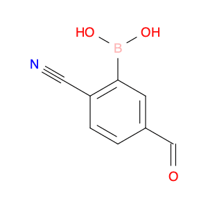 Boronic acid, B-(2-cyano-5-formylphenyl)-