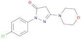 1-(4-Chlorophenyl)-3-morpholino-1H-pyrazol-5(4H)-one