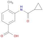 3-[(Cyclopropylcarbonyl)amino]-4-methylbenzoic acid