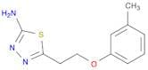 5-(2-(m-Tolyloxy)ethyl)-1,3,4-thiadiazol-2-amine