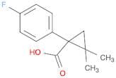 1-(4-Fluorophenyl)-2,2-dimethylcyclopropanecarboxylic acid
