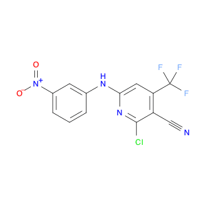 2-CHLORO-6-(3-NITRO(PHENYLAMINO))-4-(TRIFLUOROMETHYL)NICOTINONITRILE