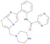 N-(2-(3-(Piperazin-1-ylmethyl)imidazo[2,1-b]thiazol-6-yl)phenyl)pyrazine-2-carboxamide