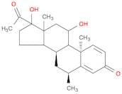 Pregna-1,4-diene-3,20-dione,11,17-dihydroxy-6-methyl-, (6a,11b)-