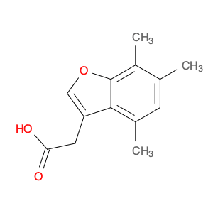 2-(4,6,7-Trimethylbenzofuran-3-yl)acetic acid