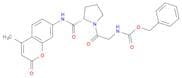 benzyl N-[2-[(2S)-2-[(4-methyl-2-oxo-chromen-7-yl)carbamoyl]pyrrolidin-1-yl]-2-oxo-ethyl]carbamate