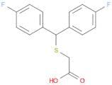 Acetic acid, [[bis(4-fluorophenyl)methyl]thio]-
