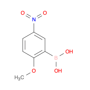 Boronic acid, (2-methoxy-5-nitrophenyl)- (9CI)