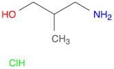 1-​Propanol, 3-​amino-​2-​methyl-​, hydrochloride (1:1)