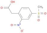 2-(4-(Methylsulfonyl)-2-nitrophenyl)acetic acid