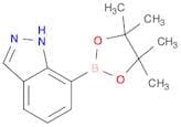 1H-​Indazole, 7-​(4,​4,​5,​5-​tetramethyl-​1,​3,​2-​dioxaborolan-​2-​yl)​-
