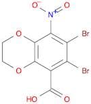 6,7-Dibromo-8-nitro-2,3-dihydrobenzo[b][1,4]dioxine-5-carboxylic acid