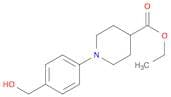 Ethyl 1-(4-(hydroxymethyl)phenyl)piperidine-4-carboxylate