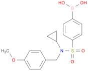 4-[N-Cyclopropyl-N-(4-methoxybenzyl)sulfamoyl]phenylboronic acid