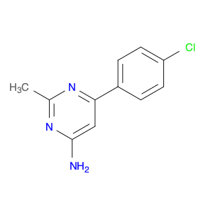 6-(4-chlorophenyl)-2-methylpyrimidin-4-amine