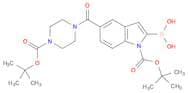 2-BORONO-5-[[4-[(1,1-DIMETHYLETHOXY)CARBONYL]-(PIPERAZIN-1-YL)]CARBONYL]-1H-INDOLE-1-CARBOXYLIC AC…