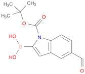 (1-(tert-Butoxycarbonyl)-5-formyl-1H-indol-2-yl)boronic acid