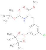 (S)-METHYL 2-(BOC-AMINO)-3-(3-CHLORO-5-(4,4,5,5-TETRAMETHYL-1,3,2-DIOXABOROLAN-2-YL)PHENYL)PROPANO…