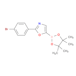2-(4-BROMOPHENYL)-5-(4,4,5,5-TETRAMETHYL-1,3,2-DIOXABOROLAN-2-YL)OXAZOLE