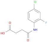 4-[(4-Chloro-2-fluorophenyl)amino]-4-oxobutanoic acid