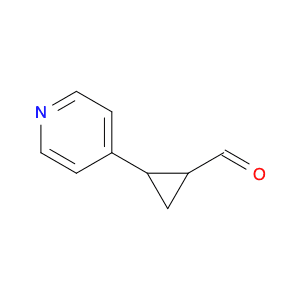 2-(Pyridin-4-yl)cyclopropanecarbaldehyde