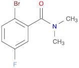 N,N-Dimethyl 2-bromo-5-fluorobenzamide