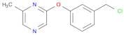 2-(3-(Chloromethyl)phenoxy)-6-methylpyrazine