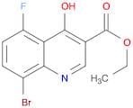 8-Bromo-5-fluoro-4-hydroxy-quinoline-3-carboxylic acid ethyl ester