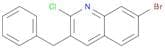 Quinoline, 7-bromo-2-chloro-3-(phenylmethyl)-