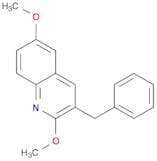 Quinoline, 2,6-dimethoxy-3-(phenylmethyl)-