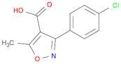3-(4-Chlorophenyl)-5-methylisoxazole-4-carboxylic acid