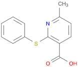6-methyl-2-(phenylsulfanyl)pyridine-3-carboxylic acid