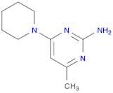 2-​Pyrimidinamine, 4-​methyl-​6-​(1-​piperidinyl)​-